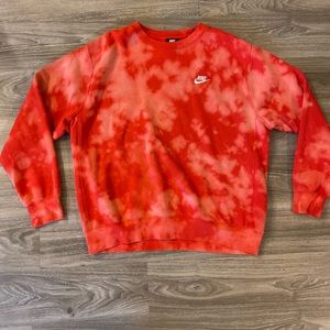 Nike Sweatshirt Custom Bleached